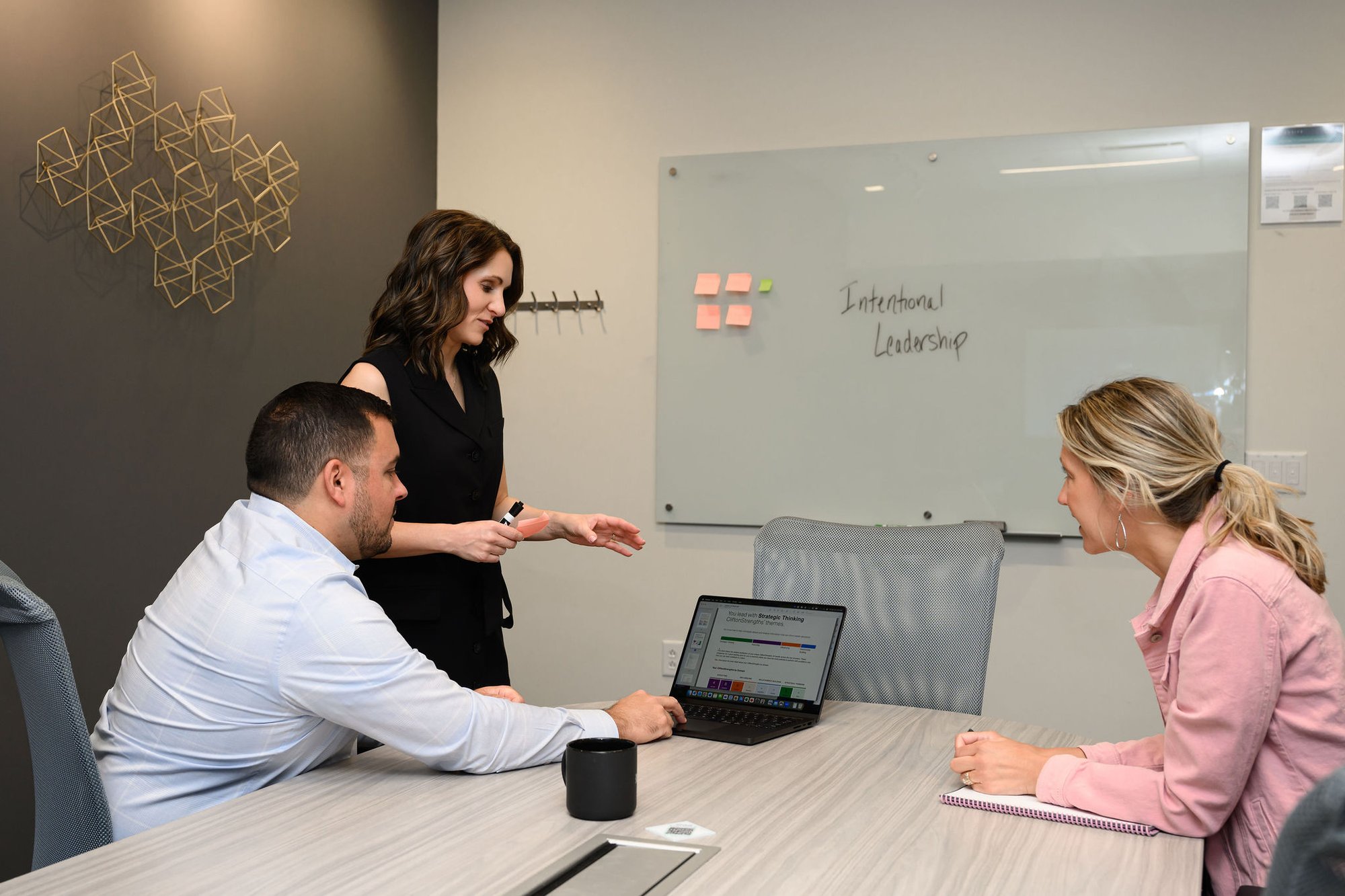 Karin Martino delivering a CliftonStrengths standalone workshop Karin Martino delivering a CliftonStrengths standalone workshop